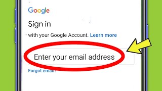 Enter Your Email Address Kaise Dale  Enter Your Email Address Google Account [upl. by Annaiviv]