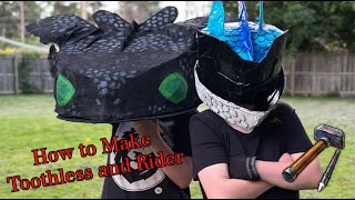 How To Train Your Dragon Night Rider  Toothless and Rider Making [upl. by Alita]