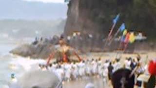 2009年田の浜 荒神社祭典 [upl. by Airdnassac]