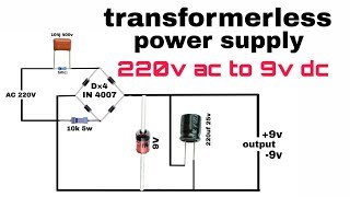 transformerless power supply [upl. by Ophelia]