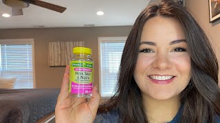 FULL 40 DAY REVIEW  Hair Skin amp Nails Vitamins [upl. by Prudi]