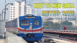 Kolkata Metro First Ride from Ruby to New Garia  Debdut YouTube [upl. by Rossing]