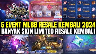 BOCORAN 5 EVENT RESALE KEMBALI 2024 EVENT SANRIO EVENT MLBB X STARWARS SAINT SEIYA RESALE 2024 MLBB [upl. by Nrev817]