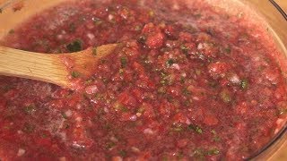 SALSA DE JITOMATE CRUDO PARA POLLOS Y CARNES  BOTANERA  ALE DE NAVA [upl. by Worra]