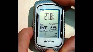 Misuro B and Garmin Edge 500  settings [upl. by Modnar]