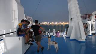 ventouris ferries Italy Bari to igumnitsa [upl. by Konopka118]