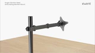 EW1510 Monitor desk mount 1 screen up to 32 installation EN [upl. by Jeunesse288]