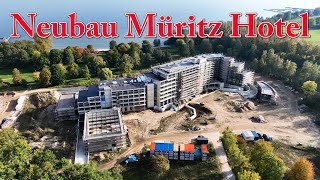 Neubau Müritz Hotel  Aktueller Bauzustand 7 Jahre nach der spektakulären Sprengung des alten Hotels [upl. by Nonnaehr]