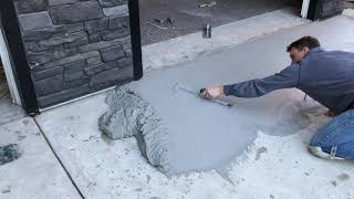 Fixing driveway cracks height differences and broken edges using TF Structural Concrete Repair [upl. by Norraj]