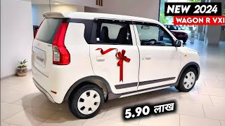 Maruti Suzuki Wagon r 2024 new model in india Wagon r vxi 2024 on road price features review [upl. by Erdda691]