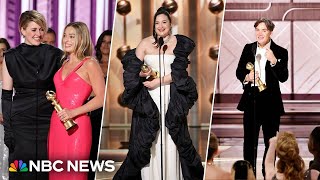 Highlights from the 2024 Golden Globe Awards [upl. by Bright]