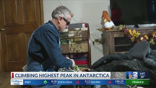 Lonnie Bedwell Climbing Highest Peck In Antarctica [upl. by Berman]