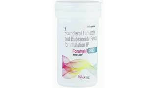 Forahale 200 Inhalation Formoterol Fumarate and Budesonide Powder for Inhalation IP [upl. by Zhang87]