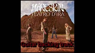 Morirò da re by Måneskin Guitar backing track [upl. by Eiramenna10]