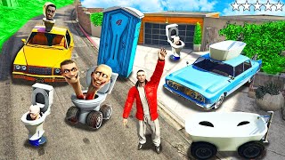 ich KLAUE alle SKIBIDI TOILET AUTOS in GTA 5 RP [upl. by Netsew]