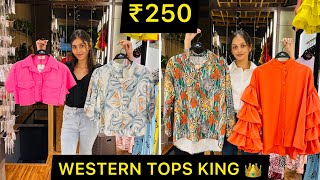 western top wholesale market in Mumbai  Imported Western Tops wholesale Market [upl. by Sikko354]