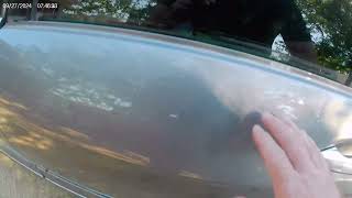 Repairing a Dent on my Mercedes Door  No Sanding or Painting [upl. by Nedrah676]