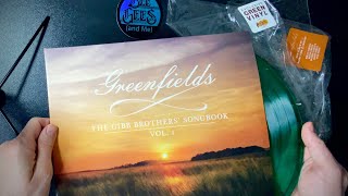 Barry Gibb Greenfields GREEN VINYL EXCLUSIVE Brothers Songbook Vol 1 Cracker Barrel Edition Unboxing [upl. by Mckinney]