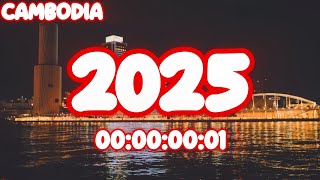 🔴LIVE COUNTDOWN 2025 IN 15MINUTES FOR CAMBODIA🇰🇭 31122024 TO 01012025 HAPPY NEW EAR 2025🎆🧨🎉 [upl. by Ltney]