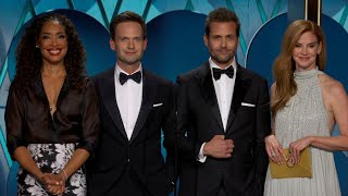 Suits Cast REUNITES at 2024 Golden Globes [upl. by Oht156]