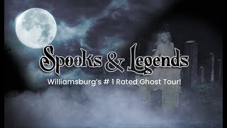 Spooks and Legends  1 Rated Ghost Tour in Williamsburg VA [upl. by Thirzi532]