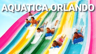 Aquatica Orlando Water Park  Slides and Walking Tour [upl. by Philander957]