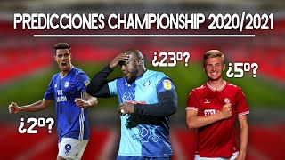 PREDICCIONES CHAMPIONSHIP 202021  ASCENSO INGLÉS [upl. by Drawde]