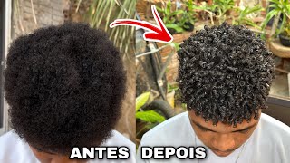 COMO CACHEAR CABELO CRESPO CURTO TIPO 4  TUTORIAL COMPLETO 2023  POR RAPHAEL LORRANH [upl. by Hermie]