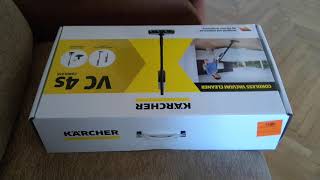 KARCHER РУЧНОЙ ПЫЛЕСОС VC 4s CORDLESS [upl. by Churchill]