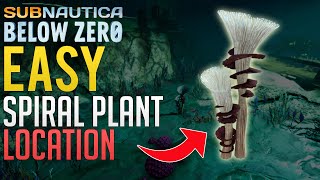 Easy SPIRAL PLANT Location  Subnautica Below Zero guide [upl. by Symon]