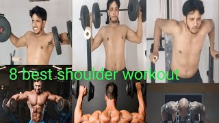 8 best shoulder workout 💪🔥🔥🔥🔥🔥 [upl. by Roumell]