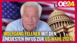 Wolfgang Fellner mit den neuesten Informationen zur USWahl 2024 [upl. by Ahsatan]