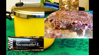 Silit Sicomatic 65L Pressure cookerMaking jellied meatAspic  from veal hooves and tail [upl. by Ilyse455]