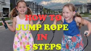 How to Jump Rope in 5 Easy Steps 🤗🤣👫 [upl. by Redfield]