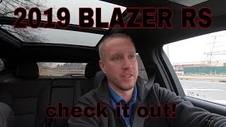 2019 Blazer Test Drive  Blazer RS Model [upl. by Nwahsor6]