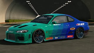 BUAT DESIGN FALKEN Silvia S15  Car Parking Multiplayer [upl. by Glorianna]