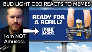 Bud Light NOT Happy About Memes Threatens to Sue For Trademark Violation Bud Light CEO Responds [upl. by Herries801]