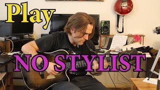 How to play NO STYLIST on guitar  Drake  French Montana  Fancy Guitar Tutorial [upl. by Kosey]