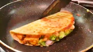 Incredible Quick fix meal ready in a few minutes Delicious Chicken tortilla Quesadilla Recipe [upl. by Aubin]