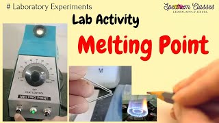 Melting point Apparatus Melting point Capillary How to determine the melting point [upl. by Zetram]