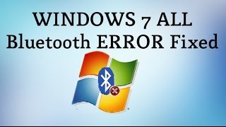 How to Fix Windows 7 Bluetooth Errors [upl. by Tini]