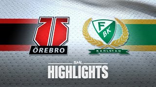 Örebro vs Färjestad  12 okt 2024  Highlights [upl. by Suellen]