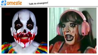 Omegle But IM A CREEPY CLOWN [upl. by Marinna]