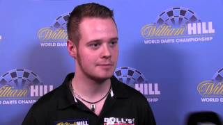 Interview  Max Hopp Shocks Mervyn King At Ally Pally [upl. by Peppie]