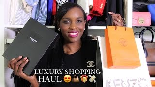 Luxury Shopping Haul  Saint Laurent  Hermès  Kenzo amp Louis Vuitton [upl. by Ailis]