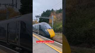 800012 Departs Swindon class800 greatwesternrailway trainspotting train WesternSpot23 [upl. by Nilde]