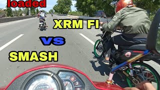 XRM 125 FI vs SMASH 115  1436 vs 1434 lugi sa duluhan  apyot motovlog [upl. by Drolyag981]