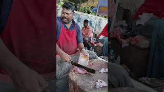 Big KODUVA FISH CUTTING BY SPEED SELVAM⚡️🦈🗡 kasimedu fishing seafood vadachennaimeenavan fish [upl. by Kynan]