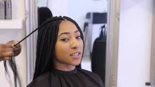 Box Braids at EbonyB Salon [upl. by Meri]