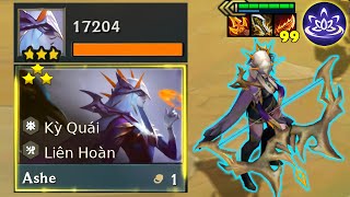 ASHE LIÊN HOÀN SIÊU CARRY BẮN TAN LOBBY META MỚI MÙA 12 LEO RANK CỰC KHỎE  DTCL MÙA 12 [upl. by Nnaael]